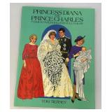 1980's-90's  Collectible Paper Doll Books Including Princess Diana And More
