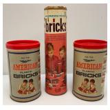 1960's AMERICAN Plastic BRICKS No. 715 In Original Containers And More