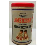 1960's AMERICAN Plastic BRICKS No. 715 In Original Containers And More