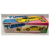 Vintage 1980's RADIO SHACK Turbo XR #2 RC Race Car (Barely Used) In Original Box