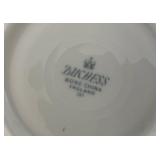 Misc. Vintage Collectible Chinese Blue & White Porcelain Cup, Roman Themed Decantor, Cups And More