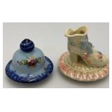 Misc. Vintage Collectible Chinese Blue & White Porcelain Cup, Roman Themed Decantor, Cups And More