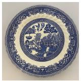 Vintage Churchill China England Blue Willow Dinnerware