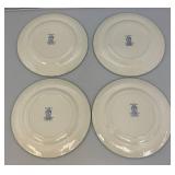 Vintage Churchill China England Blue Willow Dinnerware