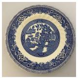 Vintage Churchill China England Blue Willow Dinnerware