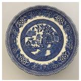 Vintage Churchill China England Blue Willow Dinnerware