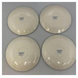 Vintage Churchill China England Blue Willow Dinnerware