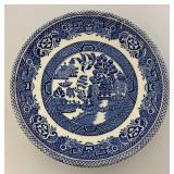 Vintage Churchill China England Blue Willow Dinnerware