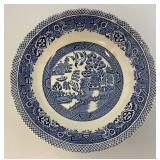 Vintage Churchill China England Blue Willow Dinnerware