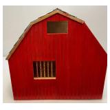 Large Handmade Wood Barn With Misc. Vintage Toy Horses 21' x 21' x 29'