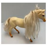 Large Handmade Wood Barn With Misc. Vintage Toy Horses 21' x 21' x 29'