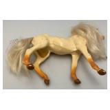 Large Handmade Wood Barn With Misc. Vintage Toy Horses 21' x 21' x 29'
