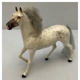 Large Handmade Wood Barn With Misc. Vintage Toy Horses 21' x 21' x 29'