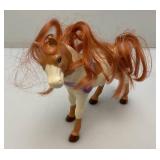 Large Handmade Wood Barn With Misc. Vintage Toy Horses 21' x 21' x 29'