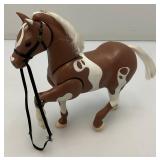 Large Handmade Wood Barn With Misc. Vintage Toy Horses 21' x 21' x 29'