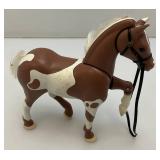 Large Handmade Wood Barn With Misc. Vintage Toy Horses 21' x 21' x 29'