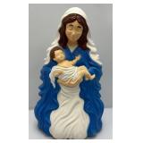 Vintage 26' Mary And baby Jesus Blow Mold (No Light)