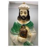 1960's Vintage 47' Wise Man Blow Mold (Has Light)