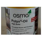 *2* Osmo Polyx-Oil High Solid for Wood Floors and Furniture - Clear Satin .75L