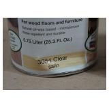 *2* Osmo Polyx-Oil High Solid for Wood Floors and Furniture - Clear Satin .75L