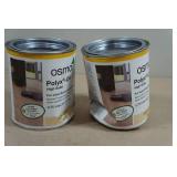 *2* Osmo Polyx-Oil High Solid for Wood Floors and Furniture - Clear Satin .75L