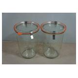 *2* Weck 3/4L Mold Canning Jars