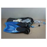 Cressi Adult Rondine Palau Fin Snorkel Set - Fin Size XS/S