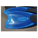 Cressi Adult Rondine Palau Fin Snorkel Set - Fin Size XS/S