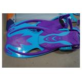 Cressi Blulove Kids Snorkel Set - Fin Size S/M