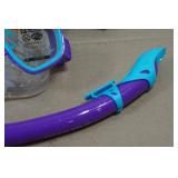 Cressi Blulove Kids Snorkel Set - Fin Size S/M