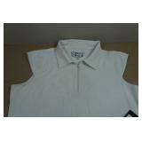 *2* IBKUL Women's Sleeveless Zip-Up Polo - Large