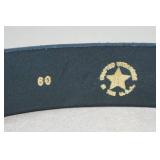 Boston Leather Belt - Size 60