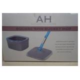 Square Spin Bucket & Mop Set