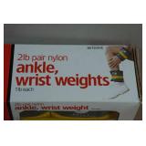 Bally Total Fitness 2lb Nylon Ankle/Wrist Weights