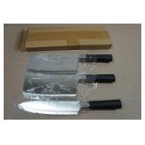 Damascus Style Chef Knife Set