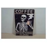Novelty Metal Sign - Coffee
