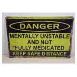 Novelty Metal Sign - Danger