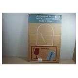 Gold Framed Arched Wall Mirror - 22'x30'