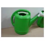 *2* Lime Green Watering Cans