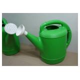 *2* Lime Green Watering Cans