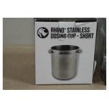 Rhino Stainless Steel & Glass Dosing Cups