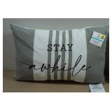 *2* Decorative Throw Pillows -12'x18'  Stay a While