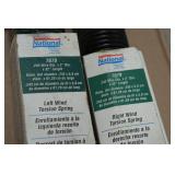 Left & Right Wind Torsion Springs - .243 Wire Dia x 2' Dia x 32' Length
