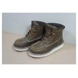 AdTec Kids' Classic Wedge Outsole Moc-Toe Boots - Size 1