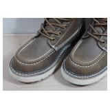 AdTec Kids' Classic Wedge Outsole Moc-Toe Boots - Size 1