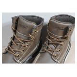 AdTec Kids' Classic Wedge Outsole Moc-Toe Boots - Size 1