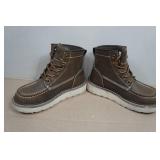 AdTec Kids' Classic Wedge Outsole Moc-Toe Boots - Size 1