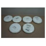 *6* Carlon 3-Packs CPC4WH Ceiling Fan Box Covers - 4'