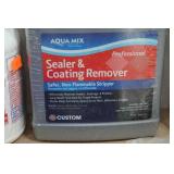 Grout Cleaner, Sealer Remover, Knife, Rags and Rack