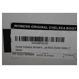 Hunter Women's Original Chelsea Rain Boots - Size 7, Green